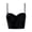A2 Black, variant on iHPH7 Women's Velvet Corset Top Spaghetti Strap Bustier Underwire Cup Vintage Boned Waist Cincher Fashion Shapewear Bodice Beige L