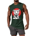 thumbnail image 2 of Eltusu Men's Tank Tops, Fashion Crewneck Sleeveless Pullover Graphic Tee Army Green Size XL, 2 of 5