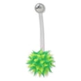 thumbnail image 2 of Belly Button Ring with Koosh Ball Flexible Maternity, 2 of 5