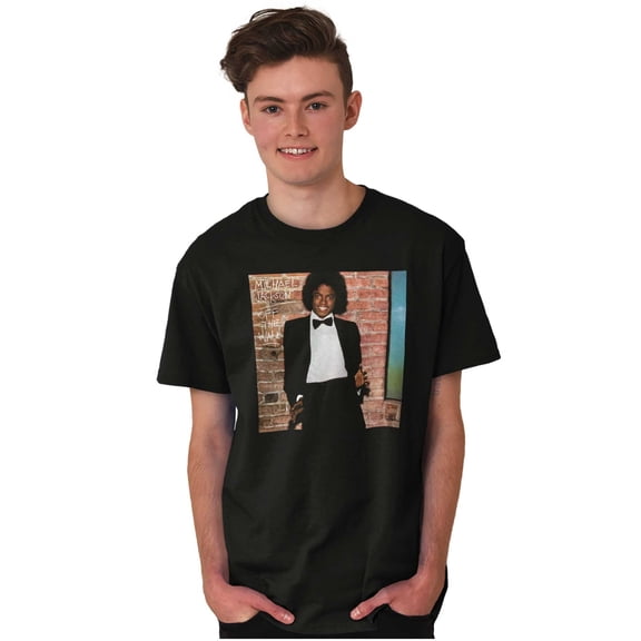 Michael Jackson Off The Wall Album Men's Graphic T Shirt Tees Brisco Brands S