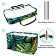 thumbnail image 4 of Tropical Jungle Palm Leaves Large Capacity Reusable Foldable Oxford Cloth Toy Basket - Beach Bag, Shopping Bags, Laundry Basket, 4 of 7