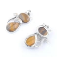 thumbnail image 2 of K-KED 6pcs/lot Natural Tiger Eye Stone Cat Pendants Necklace for Delicate Jewelry Making DIY, 2 of 3