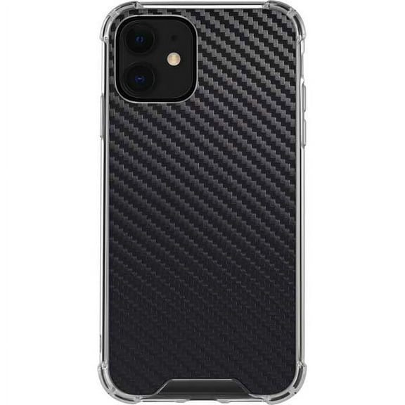 Skinit Textures Carbon Fiber iPhone 12 Clear Case