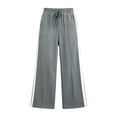 thumbnail image 6 of Hurxie Wide Leg Sweatpants Women High Waisted Baggy Sweat Pants Elastic Elevated Seams Loose Active Pants with Pockets Gray,XL, 6 of 6
