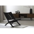 thumbnail image 3 of South Shore Balka Wood and Rope Lounge Chair, in Black, 3 of 12