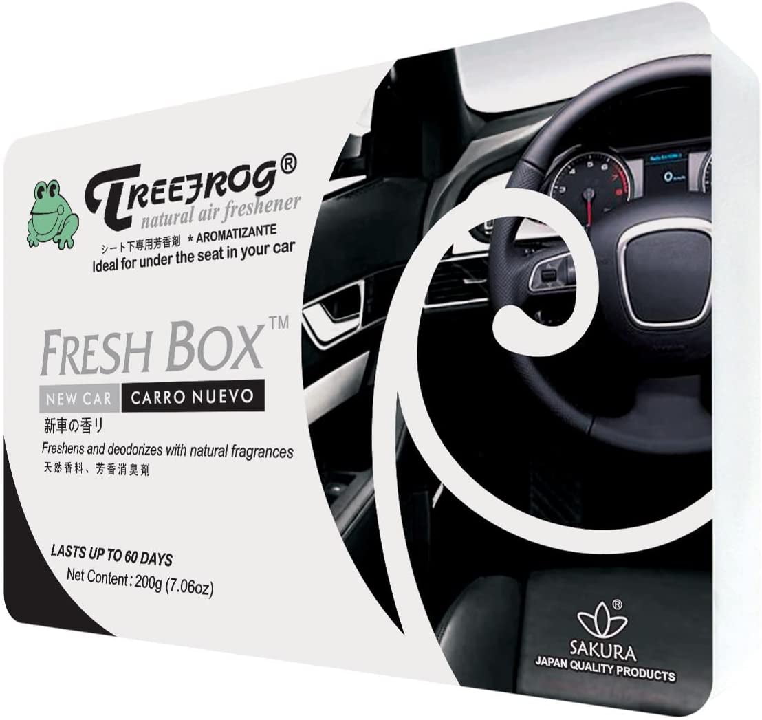 Treefrog Fresh Box Packs Assorted Scent Car Air Freshener Melon Lemon New Car Marine Squash White Peach Black Squash Scents Tree Frog Walmart Com