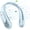 Blue, variant on Neck Fan, Hands Free Bladeless Neck Fans Portable Rechargeable, 6000 mAh Battery Operated Wearable Personal Fan, Cooling Neck Fan, 3 Speeds, USB Fan Gifts for Men, Women, Travel, Outdoor