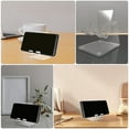 thumbnail image 3 of Display Shelves Transparent Phone Holder Phone Stand for Desk Office 10.5x8.5cm, 3 of 6