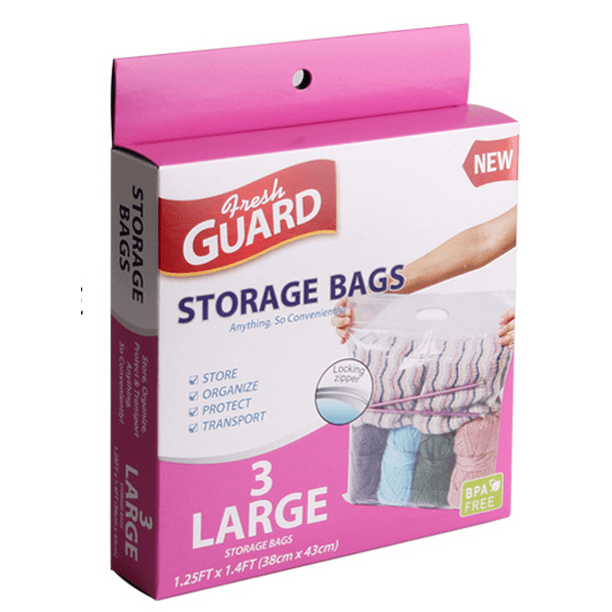 Fresh Guard 3 Large Storage Bags With Handle