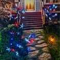 thumbnail image 6 of AuroraX 4th of July Outdoor Lights Patriotic Garden Stakes Star Waterproof Solar Red White Blue Yard Decor, 6 of 6