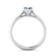 thumbnail image 2 of Brig Jewel 14K White Gold Plated 1.5 Ct Moissanite Ring - Cushion Cut Engagement Ring for Women - Stunning Wedding Ring - A Heartfelt Gift for Proposal - A Beautiful Promise for the Future, 2 of 4