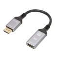 thumbnail image 2 of DP Mâle vers HD Interface Multimédia Câble Femelle, DisplayPort 1.4 vers HD P vers HD Interface Multimédia Câble Display Port vers HD Interface Multimédia Durabilité Éprouvée, 2 of 8
