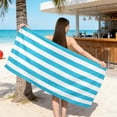 thumbnail image 1 of pstuiky Large Beach Towel 75X150Cm Quick Dry & Soft Absorbent Microfiber Sand Free Travel Pool Towel Double Sided Velour, 1 of 6