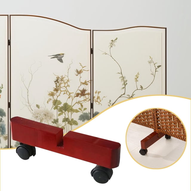 Separador De Ambientes Con Ruedas Móviles, Decorativo Para Hotel, Biblioteca Y Baño.