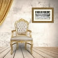 thumbnail image 3 of Meneely, Dan 14x10 Gold Ornate Wood Framed with Double Matting Museum Art Print Titled - Black and White Piano Keys, 3 of 4