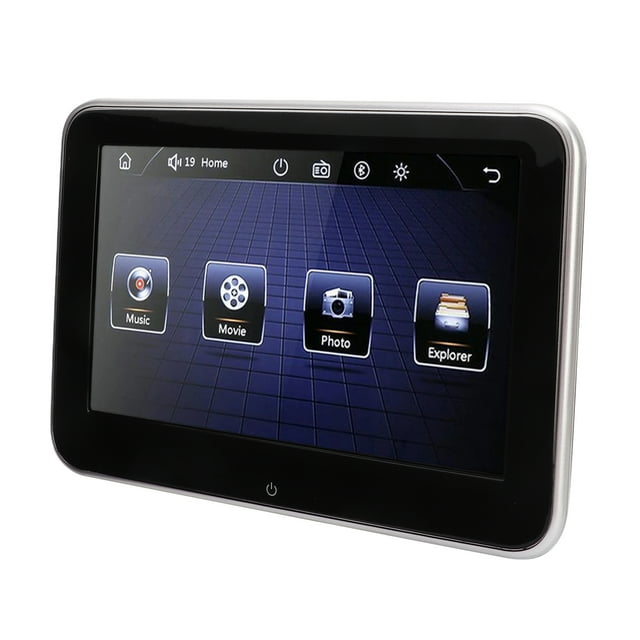 Vehicle Headrest Player, 1080P Movie Playing Headrest Display Rear Entertainment System Wire Mirror Link For Automotive Accessories