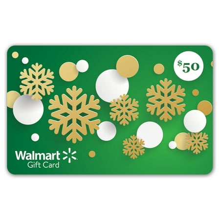 - Green Snowflakes Walmart Gift Card