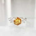 thumbnail image 3 of Citrine Ring, 925 Sterling Silver, Women Ring, Natural Citrine, November Birthstone, Christmas, Thanksgiving, Tiny Dainty Ring, Marquise CZ Ring, Handmade, Statement Jewelry, Wedding, Anniversary Gift, 3 of 8