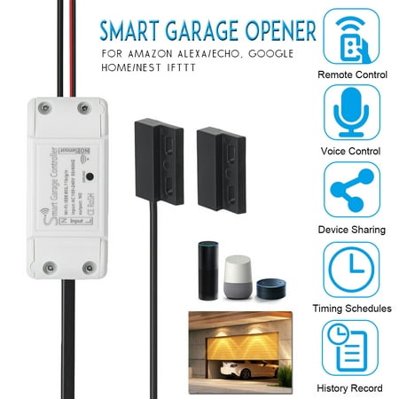 2019 WiFi Smart Switch Garage Door Controller Compatible Garage Door Opener