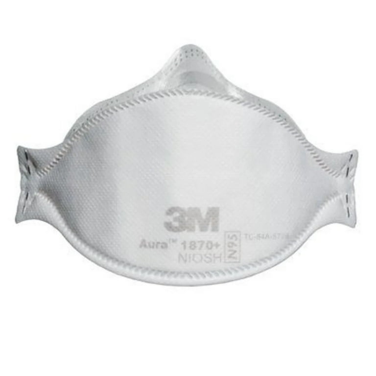 3M Aura Particulate Respirator Surgical Mask Flat Fold 240 per