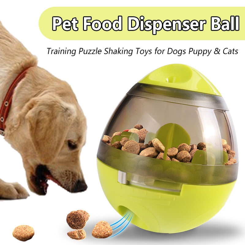 Pets Dog Cat Toys Leakage Food Dispenser Interactive Ball Toys Slow Feeder Fun 