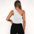 thumbnail image 6 of Summer Halter Tops for Women Deep V Neck Crop Tank Top Backless Tankini Top White L, 6 of 8