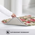 thumbnail image 6 of General Rose Flower Pattern Flannel Non-Slip Floor Mat 20x31.5in, 6 of 8