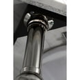 thumbnail image 4 of Kingston Brass KVPB3030MB8 Templeton 30" Carrara Marble Vanity Top with Brass Legs (8-Inch, 3-Hole), Carrara Marble White/Brushed Nickel, 4 of 6