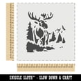 thumbnail image 2 of Wild Moose in Rocky Mountains Nature DIY Cookie Wall Craft Stencil - 11.5 Inch, 2 of 5