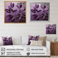 thumbnail image 4 of Designart "Precision In Plum Purple Leaves II" Leaves Floater Framed Canvas Prints, 4 of 5
