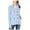 Light Blue, variant on maison Jules Womens Double Breasted Pea Coat, Beige, Small