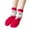 Red-1, variant on Tiqkatyck Ankle Socks Clearance, Warm Christmas Fashion Windproof Print Mid Tube Socks Long Tube Cotton Compression Socks for Women Crew Socks for Women No Show Socks Womens Black One Size