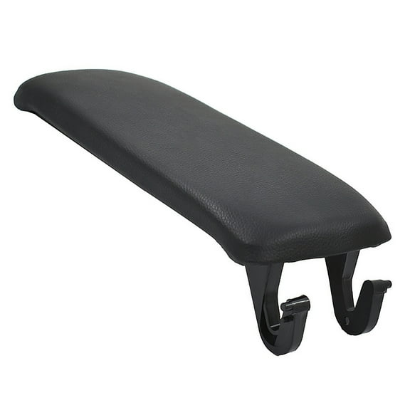 Fit for Audi A4 S4 B7 2004-2008 Leatherette Center Console Lid Armrest Cover (Black)