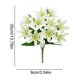 thumbnail image 3 of Artificial Lilys Bouquet And Versatile Faux Floral Decor For Home Weddings And Events Ideal For Photography And Ambiance Styling, 3 of 6