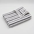 thumbnail image 3 of Mainstays Basic Striped Bath Towel, Soft 100% Cotton and Highly Absorbent Bath Towel, Black, 3 of 5