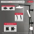 thumbnail image 2 of Delta Universal Showering Components: Shower Column 26" Angular, 2 of 2