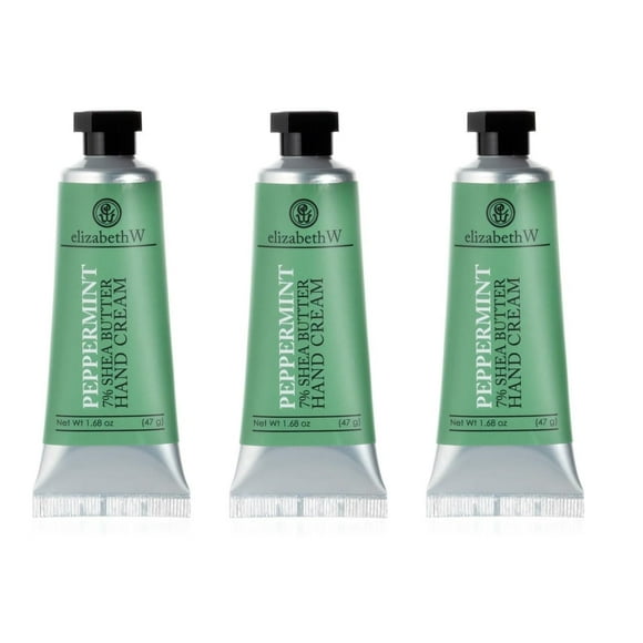 elizabeth W Crema de manos de menta 1.68 oz Juego de 3