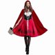 thumbnail image 3 of Size S-6XL Halloween Ladies Little Red Riding Hood Costume Fantasy Hen Party Robe Cosplay Game Uniform Fancy Dress, 3 of 4