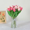 thumbnail image 3 of Transemion 24piece Mini PU Tulips Simulated Flowers Decorative Flowers For Home Artificial, 3 of 6