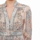 thumbnail image 4 of Linen Midi Dress with Plunge Neckline and Stylish Design for Women, 4 of 5