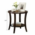 thumbnail image 5 of Roundhill Furniture Perth Contemporary Wood End Table in Espresso, 5 of 7