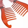 thumbnail image 4 of 4 pinzas de plástico para el pelo de plátano, soporte para coleta, peine para el pelo, accesorios para mujeres y niñas (negro, café), 4 of 6