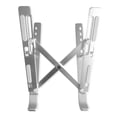 thumbnail image 1 of Soporte para portátil Soporte para portátil de aluminio plegable Soporte para tableta ajustable de viaje portátil, Plateado Sweethay EL004610-02B, 1 of 2