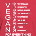 thumbnail image 3 of CafePress - VEGAN FOR EVERYTHING T Shirt - Women's Traditional Fit Dark T-Shirt, 3 of 4