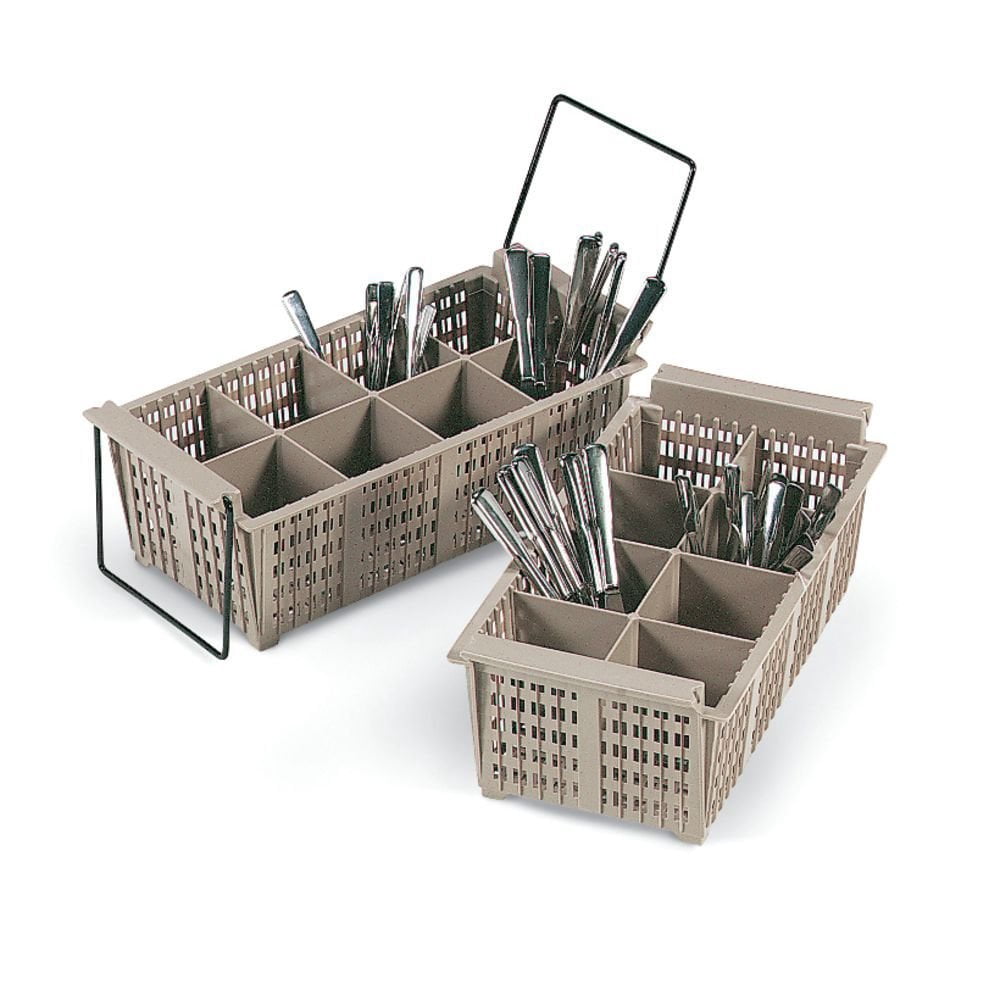 Traex 1372 Beige Flatware Basket with Handles