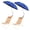 Royal Blue, variant on Wliqien 2 Pcs 48 Inch Beach Umbrella with Clamp, 360-degree Adjustable, UPF50 Large Umbrella for Beach Chair, Patio Chair, Wheelchair, Camping Chair, Golf Carts
