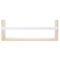 thumbnail image 1 of Estante de almacenamiento, exhibición de madera montada en la pared, estante de madera, soporte de estante, diseño fácil de usar, 1 of 8