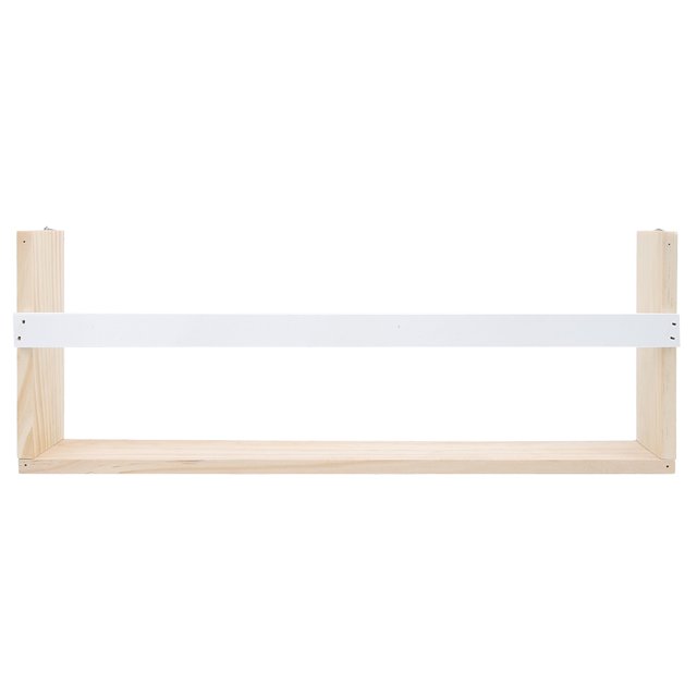 Estante de almacenamiento, exhibición de madera montada en la pared, estante de madera, soporte de estante, diseño fácil de usar