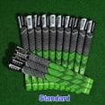 thumbnail image 1 of 13pcs/set Professional Soft Rubber Non-slip Golf Grips, Standard/Midsize, Fit All Weather 13pcs Green Standard, 1 of 6