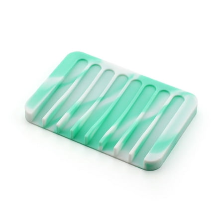 

5Pcs Sponge Holder Kitchen Sponge Storage Dish Drain holder sponge drain Tray Comb Shaped Silicone Tray Mint white camouflage